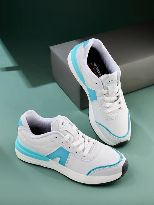 GLAMS White Women's Sneakers